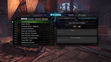 monster hunter world event quest